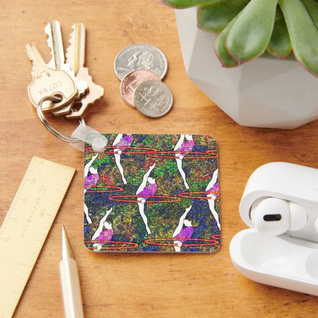 Gymnastics Keychain for Gymnast  (Desk)