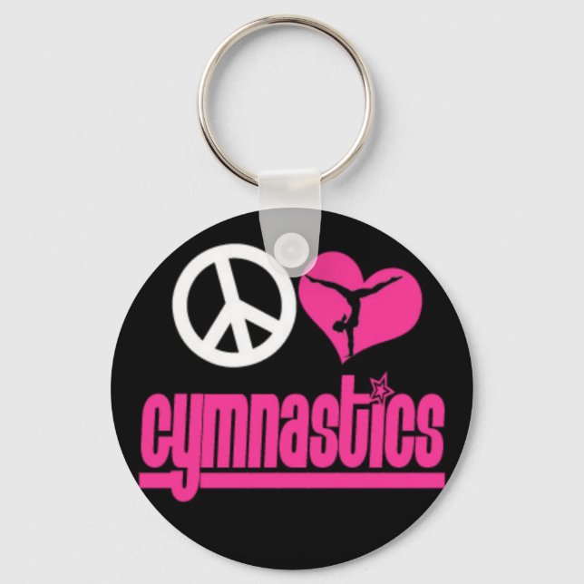 Gymnastics keychain gifts and accessories (Front)