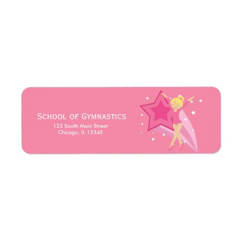 Gymnastics Label