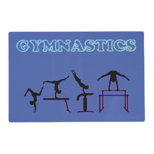 Gymnastics Laminated Placemat