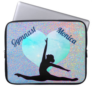 Gymnastics Laptop Case with Name