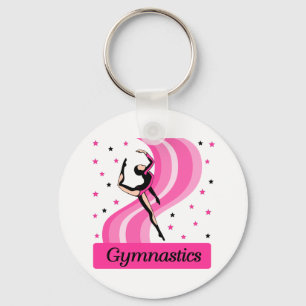 Gymnastics Leap Keychain