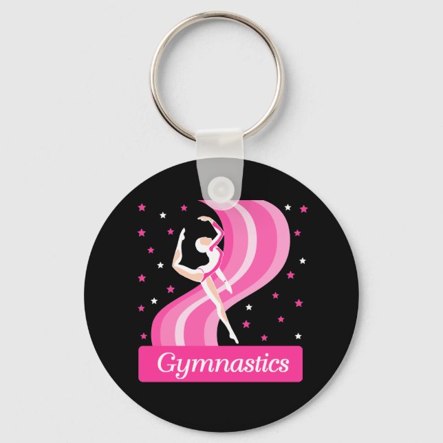 Gymnastics Leap Keychain (Front)