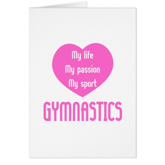 Gymnastics Life Passion Sport (Front)