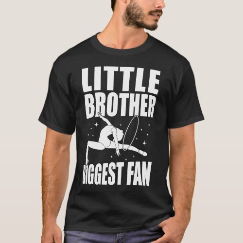 Gymnastics Little Brother Biggest Fan Brother T_Shirt