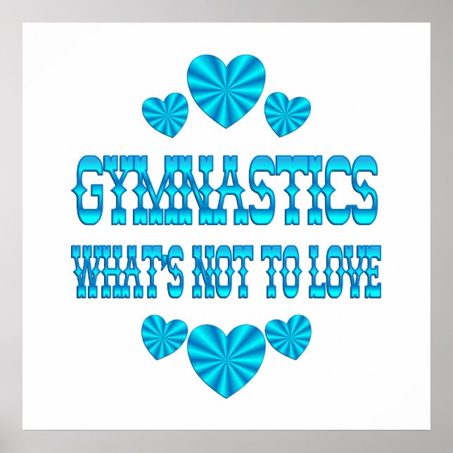 GYMNASTICS LOVE POSTER (Front)