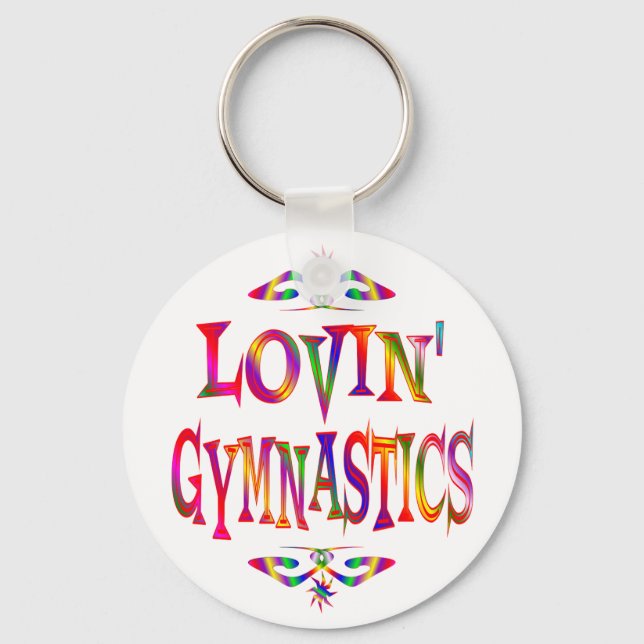 Gymnastics Lover Keychain (Front)