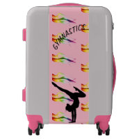 Gymnastics Luggage - Swirls of Color