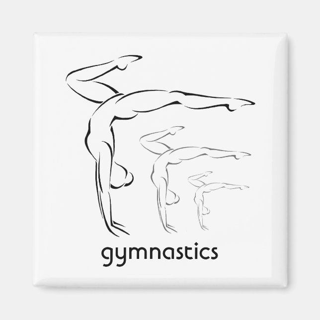 Gymnastics Magnet (Front)