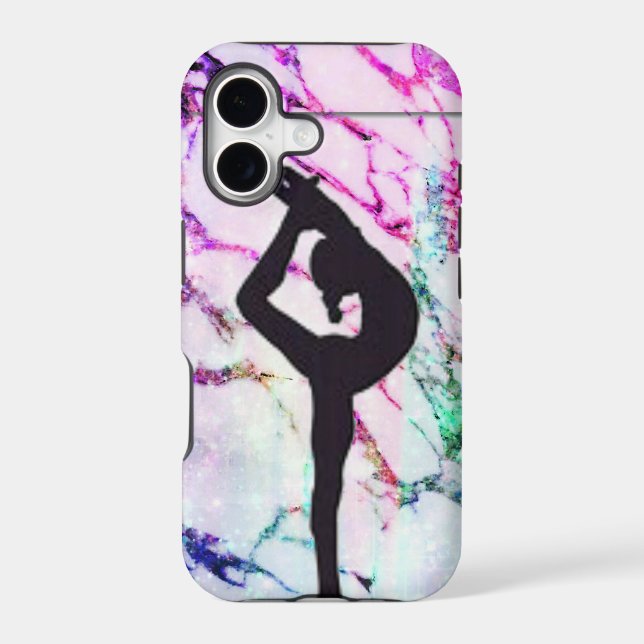 Gymnastics Marble Apple iPhone 8 Plus 7 Plus Case (Back)