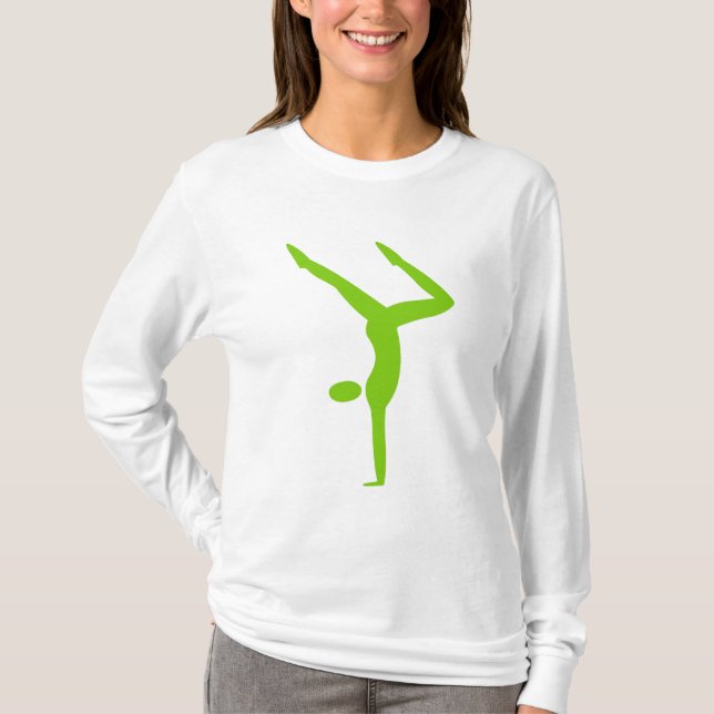 Gymnastics - Martian Green T-Shirt (Front)