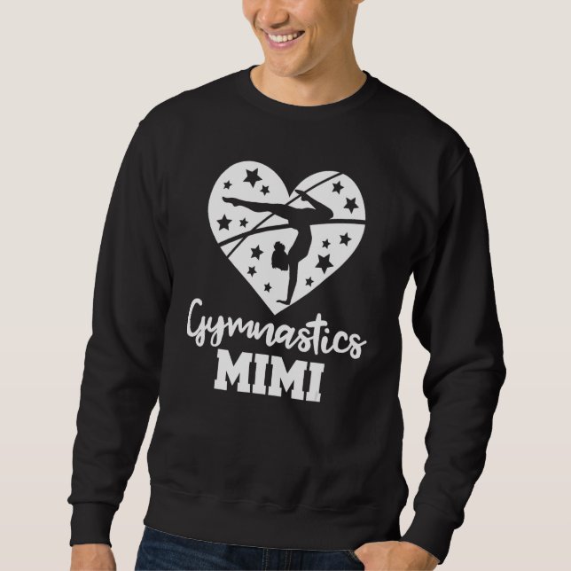 Gymnastics Mimi Heart  Gymnast Sweatshirt (Front)