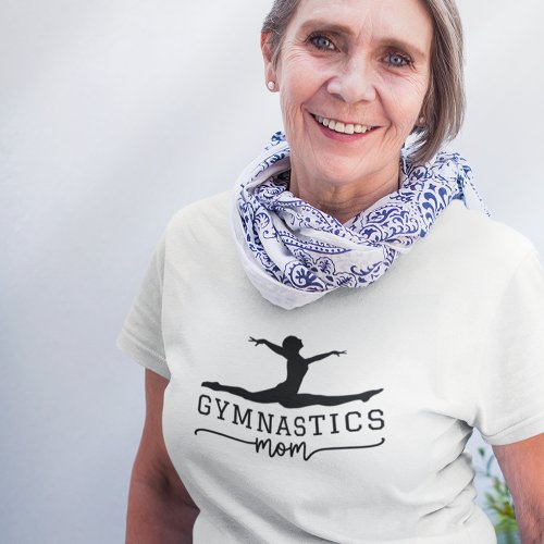 Gymnastics Mom Acrobatic Typography T_Shirt