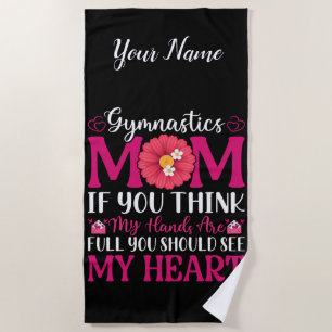 Gymnastics Mom Beach Towel