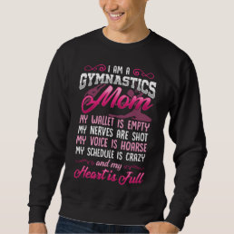 Gymnastics Mom Daughter Athlete Gymnast Mother Sweatshirt