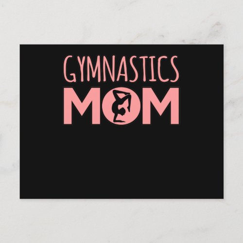 Gymnastics Mom Gymnast Gymnastic Sports Lover Grap Announcement Postcard