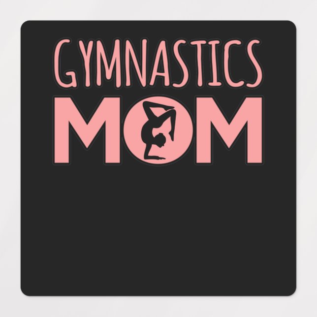 Gymnastics Mom Gymnast Gymnastic Sports Lover Grap Labels (Design 1)