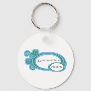 Gymnastics Mom Keychain
