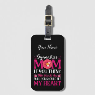 Gymnastics Mom Luggage Tag