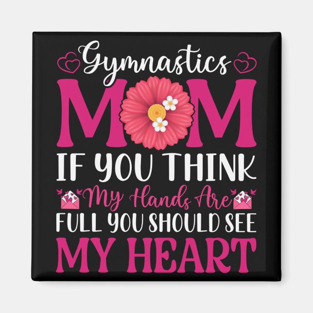 Gymnastics Mom Magnet (Front)
