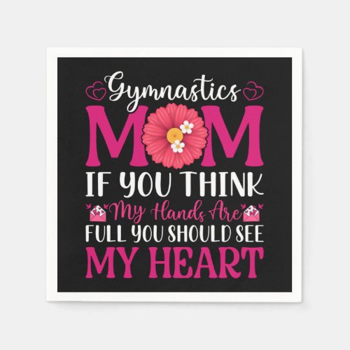 Gymnastics Mom Napkins
