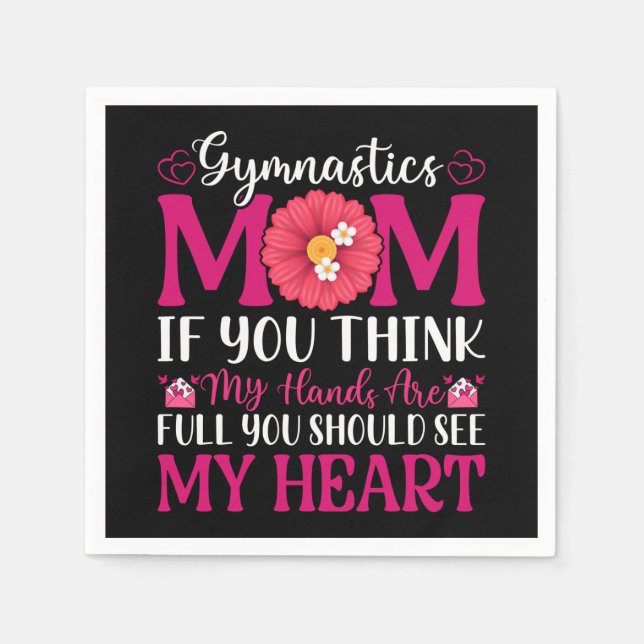 Gymnastics Mom Napkins (Front)