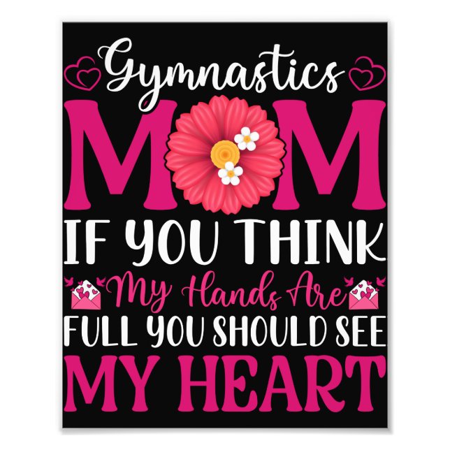 Gymnastics Mom Photo Print (Front)