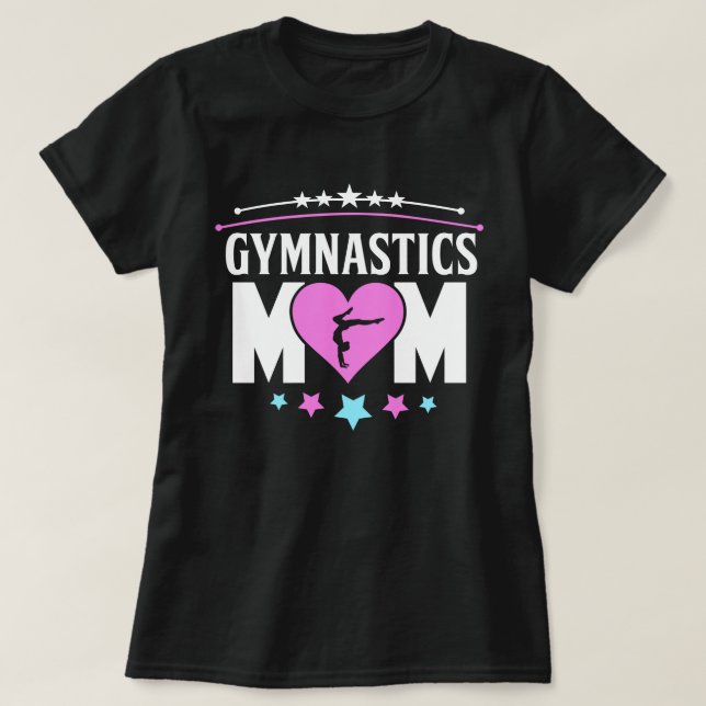 Gymnastics Mom T-Shirt (Design Front)