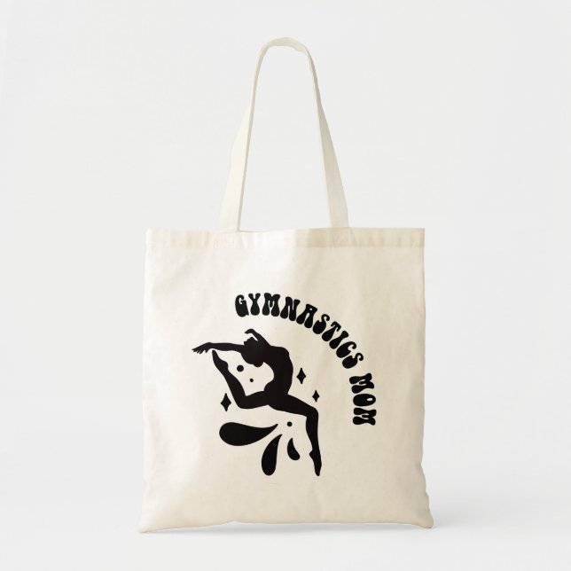 Gymnastics Mom Tote Bag (Front)