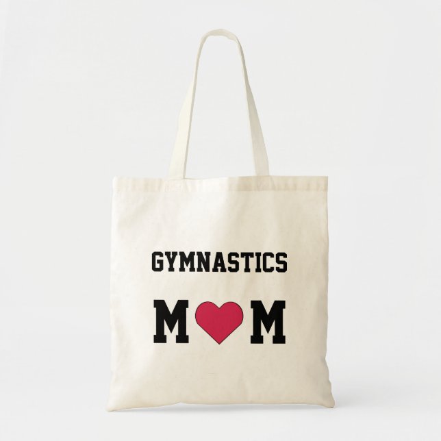 Gymnastics Mom Tote Bag (Front)