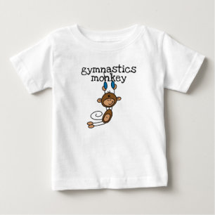 Gymnastics Monkey Baby T-Shirt
