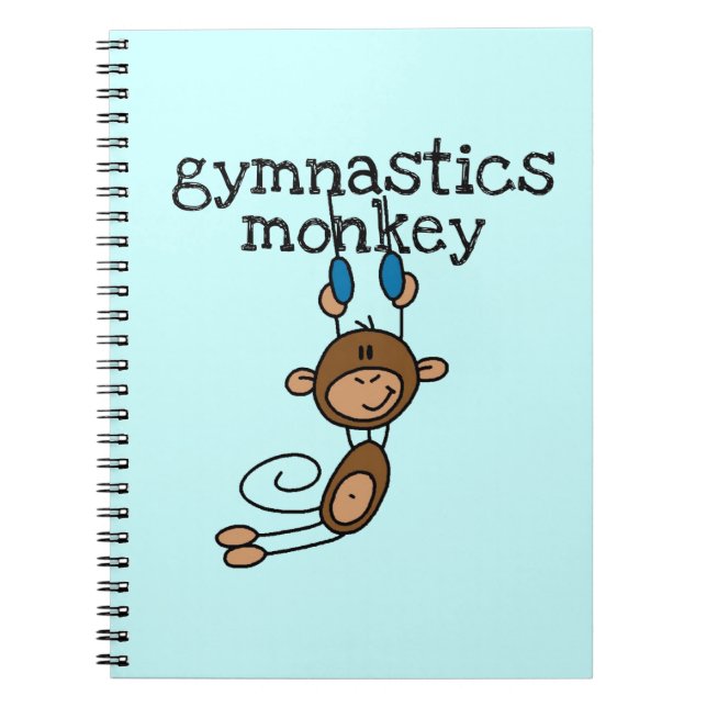 Gymnastics Monkey Notebook (Front)
