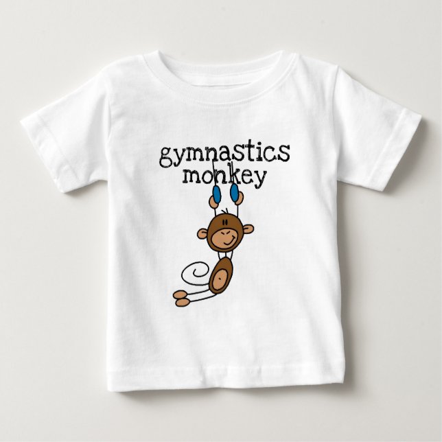 Gymnastics Monkey Tshirts and Gifts (Front)