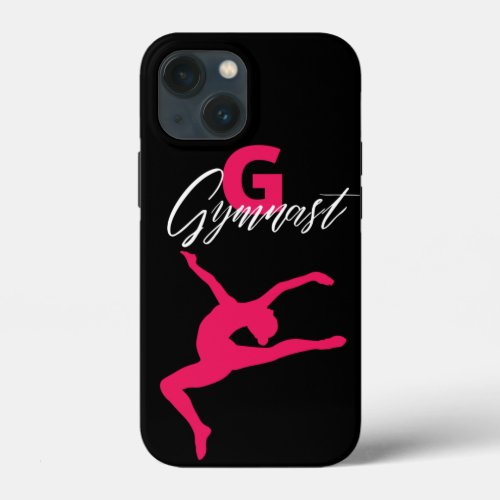 Gymnastics Monogram G is for Gymnast   iPhone 13 Mini Case