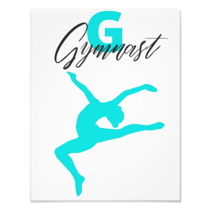 Gymnastics Monogram G is for Gymnast Photo Print