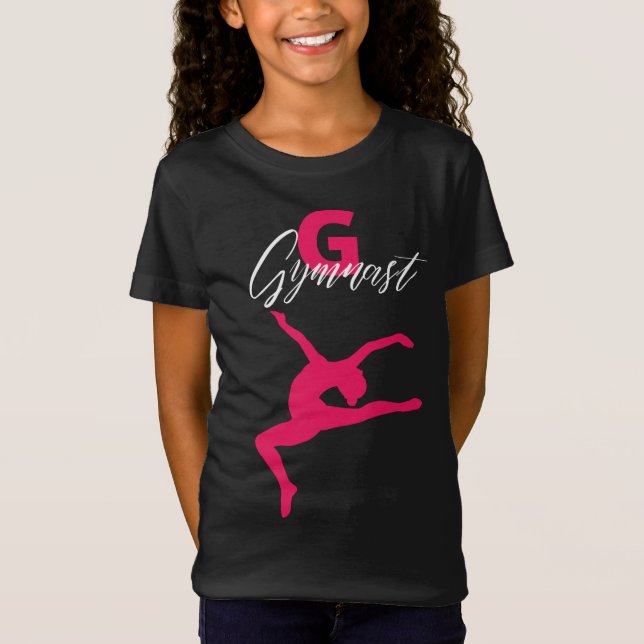 Gymnastics Monogram G is for Gymnast T-Shirt (Front)