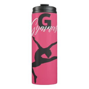 Gymnastics Monogram G is for Gymnast Thermal Tumbler