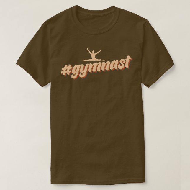 Gymnastics Motif for Acrobats and Gymnasts 26 T-Shirt (Design Front)