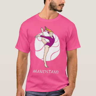 Gymnastics Motif for Acrobats and Gymnasts 4 T-Shirt