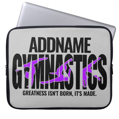 Gymnastics NAME Acrobatic Team Handspring Gymnast  Laptop Sleeve