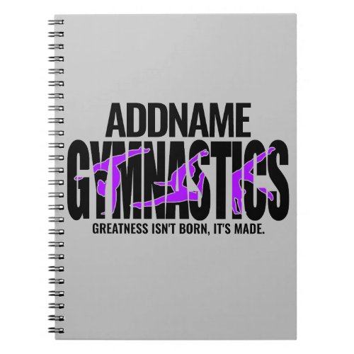 Gymnastics NAME Acrobatic Team Handspring Gymnast  Notebook