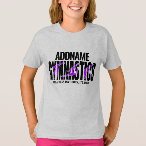 Gymnastics NAME Acrobatic Team Handspring Gymnast  T_Shirt