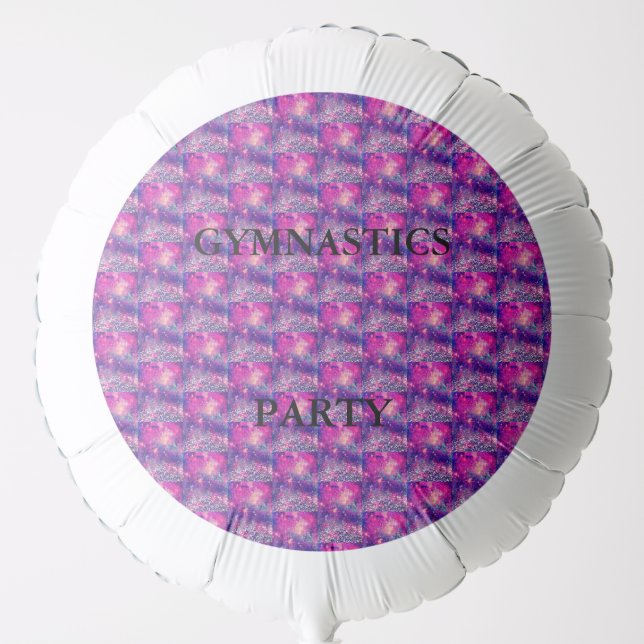 GYMNASTICS PARTY BALLOONS (Front)