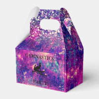 GYMNASTICS PARTY FAVOR BOX
