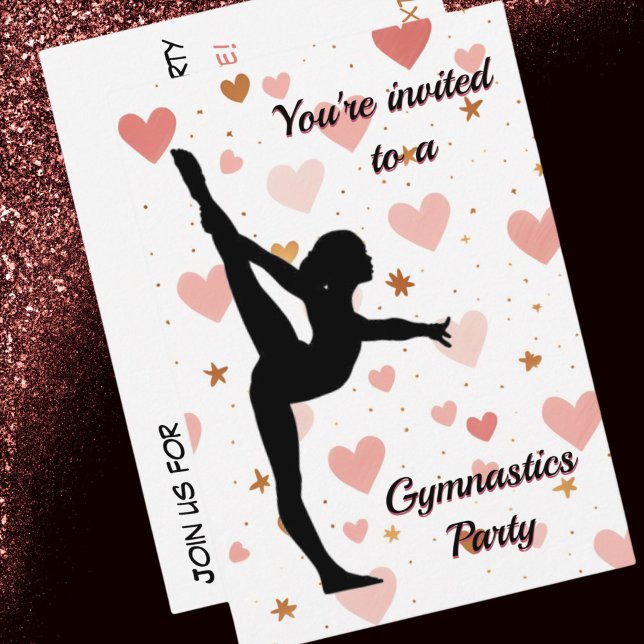 Gymnastics Party Invitation (Creator Uploaded)