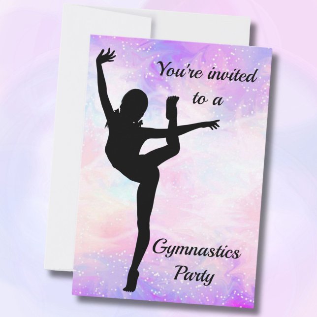 Gymnastics Party Invitation (Creator Uploaded)