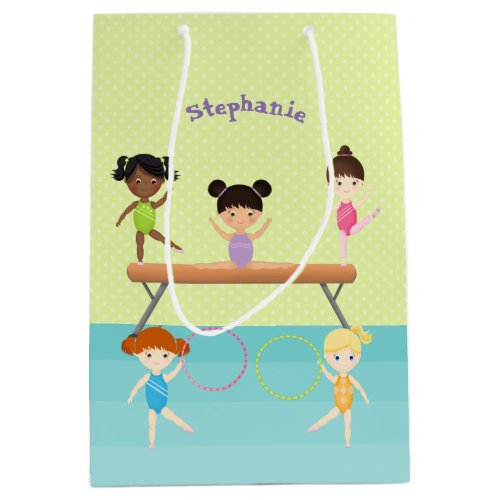 Gymnastics Party Medium Gift Bag