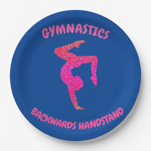 Gymnastics Party Paper Plates Paper Plate