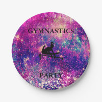GYMNASTICS PARTY PLATE