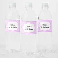 Girl Gymnastics Tumbling Watercolor Water Bottle